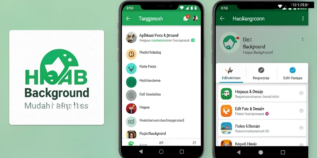 Antarmuka aplikasi Hapus Background 8768 yang intuitif dan responsif.