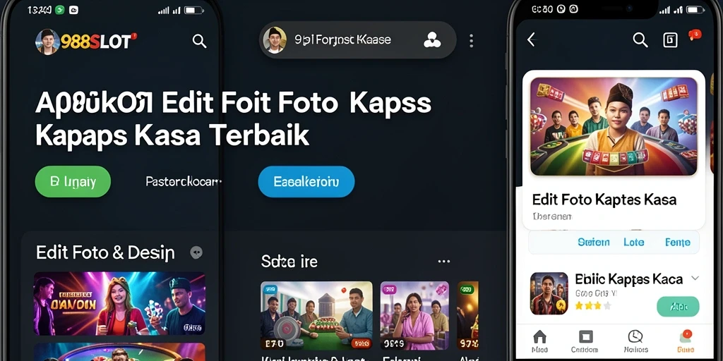 Tampilan antarmuka aplikasi 988SLOT untuk Edit Foto Kertas Kaca.