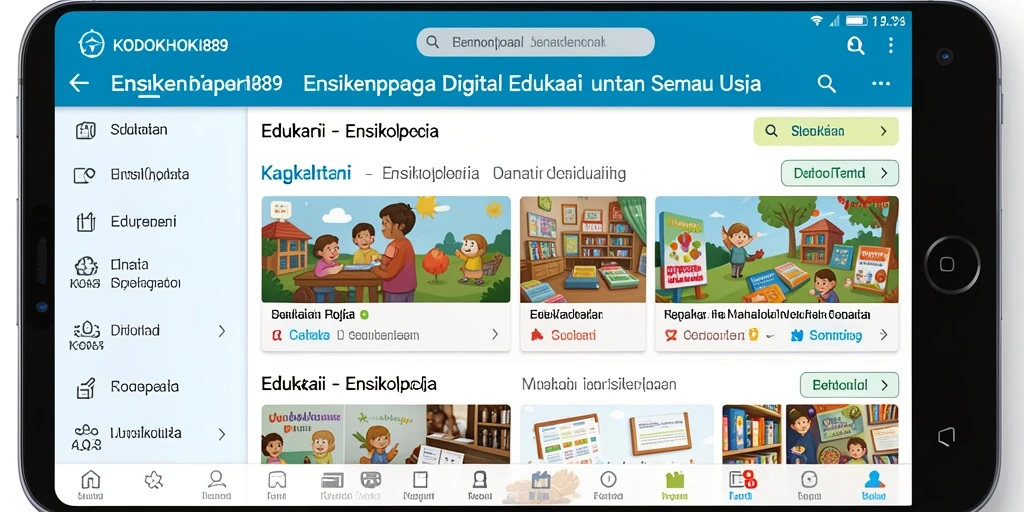 Antarmuka aplikasi KODOKHOKI889 yang menarik dan interaktif.
