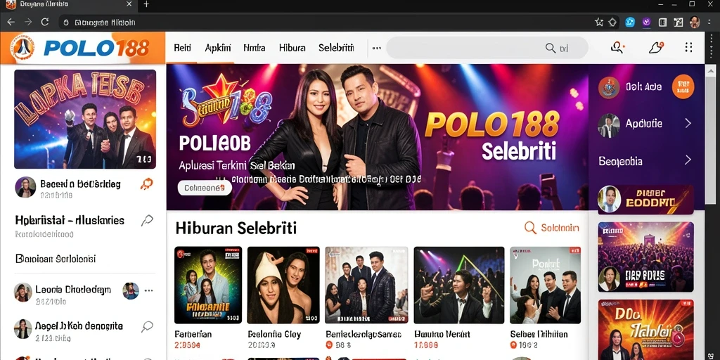 Tampilan antarmuka aplikasi POLO188 yang menarik dan informatif.