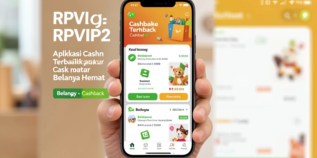 Tampilan antarmuka RPVIP2 yang menampilkan fungsi cashback yang menarik.