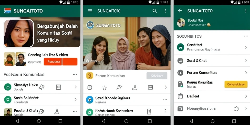 Antarmuka Forum Komunitas SUNGAITOTO yang interaktif dan modern.